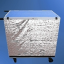 Silver Mesh Walls